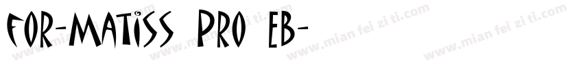 for-Matiss Pro EB字体转换